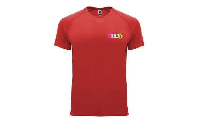 Promotional Bahrain Short Sleeve Kids Sports T-shirt Red Branded With Your Logo