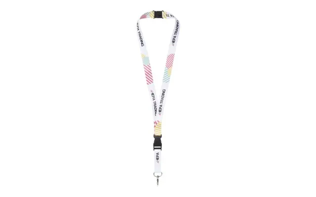 Promotional Balta Sublimation Lanyard - Double Side Solid Black-white Branded With Your Logo