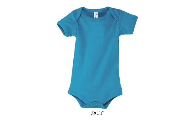 Promotional Bambino Baby Bodysuit Aqua Branded With Your Logo