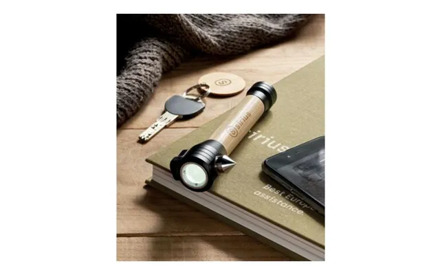 Promotional Bamboo 3 In 1 Emergency Hammer Wood Branded With Your Logo