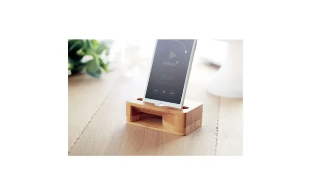 Promotional Bamboo Phone Stand-amplifier Wood Branded With Your Logo