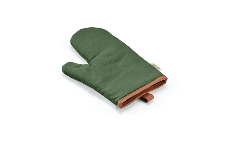 Promotional Basquiat Kitchen Glove Rcotton 280gsm And Rpu Details Army Green Branded With Your Logo