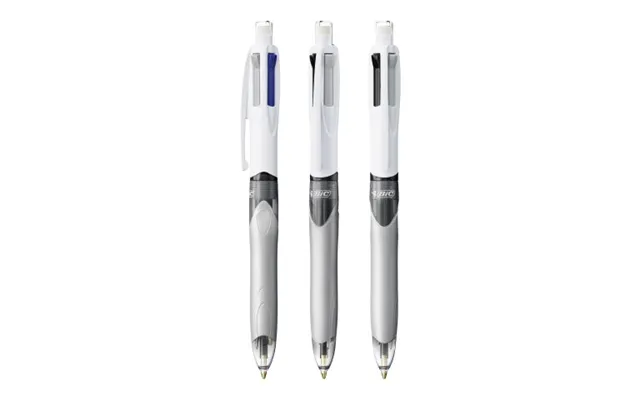 Promotional Bic 4 Colours 3 1hb White-grey Branded With Your Logo