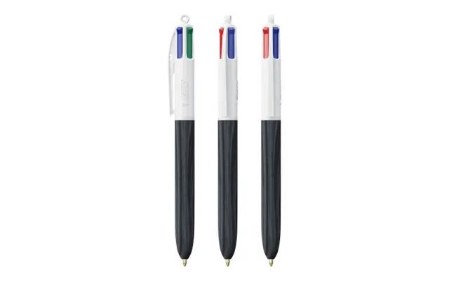Promotional Bic 4 Colours Wood Style White-solid Black Branded With Your Logo
