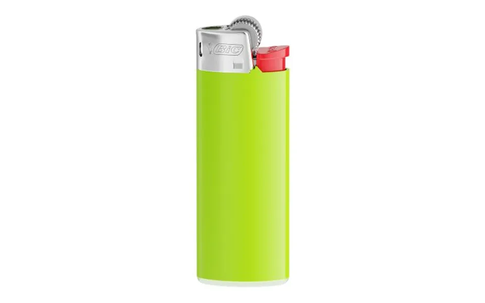 Promotional Bic J25 Standard Lighter Apple Green-white-clear Red-chrome Branded With Your Logo