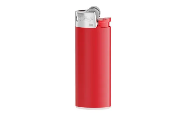Promotional Bic J25 Standard Lighter Clear Red-white-clear Red-chrome Branded With Your Logo