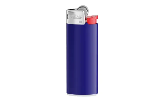 Promotional Bic J25 Standard Lighter Dark Blue-white-clear Red-chrome Branded With Your Logo