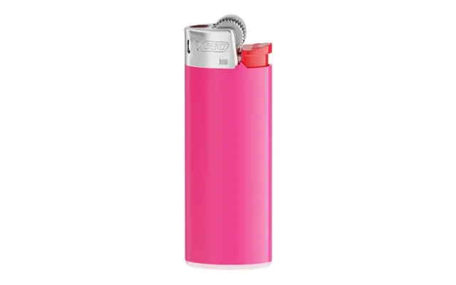 Promotional Bic J25 Standard Lighter Rhodamine Red-white-clear Red-chrome Branded With Your Logo