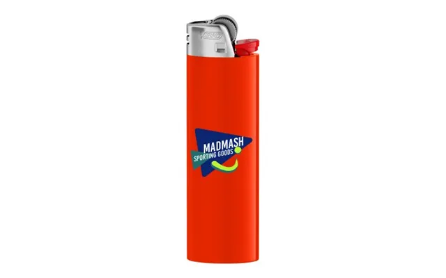 Promotional Bic J26 Lighter Warm Orange Custom Branded Merch With Logo For Bulk Corporate Gifts
