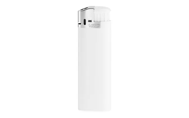 Promotional Bic J38 Chrome Hood Lighter White-white-white-chrome Branded With Your Logo