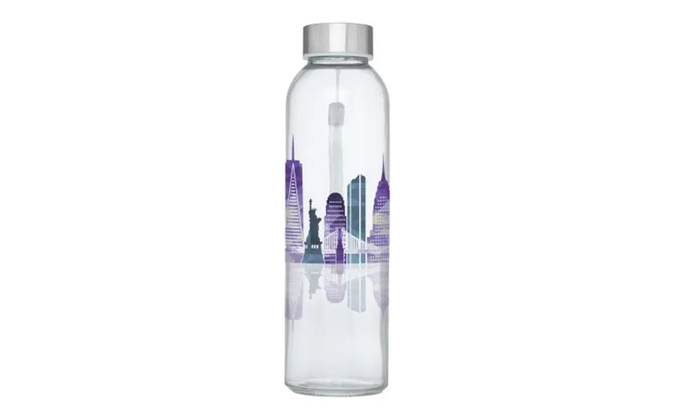 Promotional Bodhi 500 Ml Glass Water Bottle Grey Branded With Your Logo