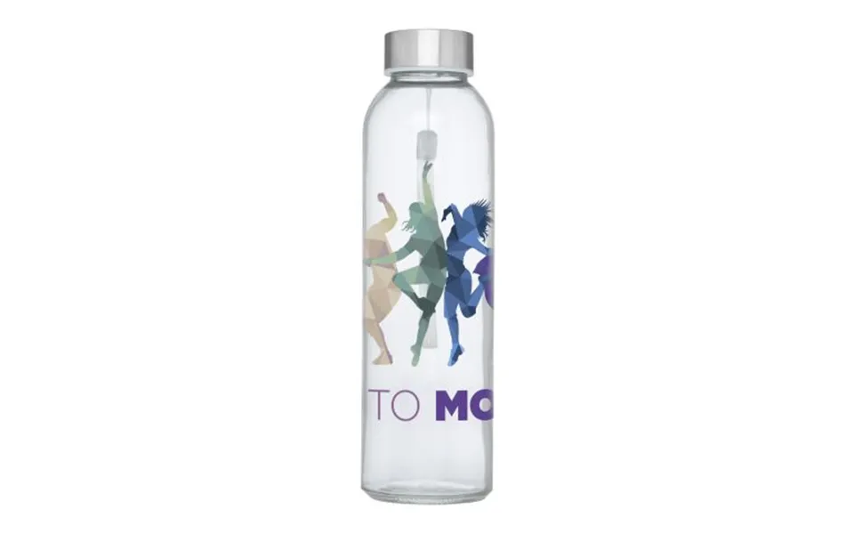 Promotional Bodhi 500 Ml Glass Water Bottle Light Blue Branded With Your Logo