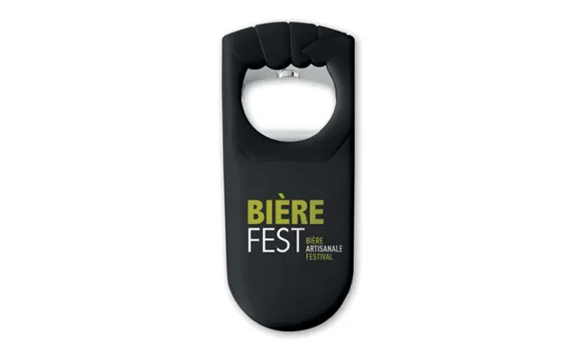 Promotional Bottle-opener And Sealer Black Branded With Your Logo