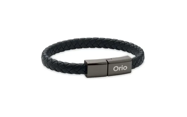 Promotional Braided Bracelet Cable Type-c Black Branded With Your Logo