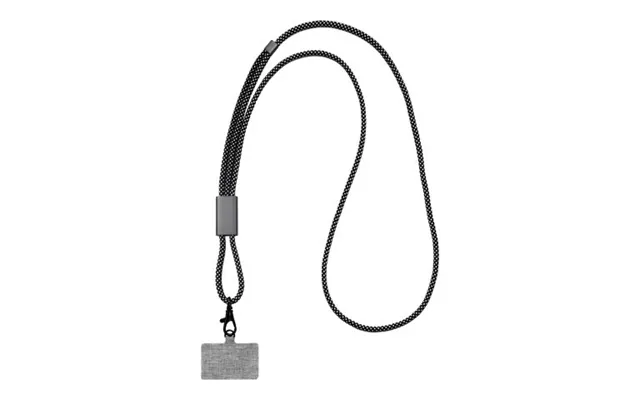 Promotional Brandcharger Lany Lanyard Gun Metal Branded With Your Logo
