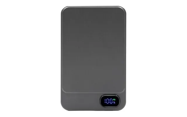 Promotional Brandcharger Powerwave 5000 Wireless Powerbank Gun Metal Custom Branded Merch With Logo For Bulk Corporate G