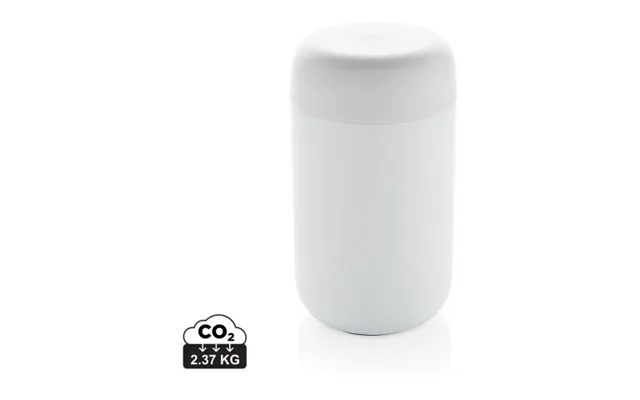 Promotional Brew Rcs Certified Recycled Stainless Steel Vacuum Tumbler White Custom Branded Merch With Logo For Bulk Cor
