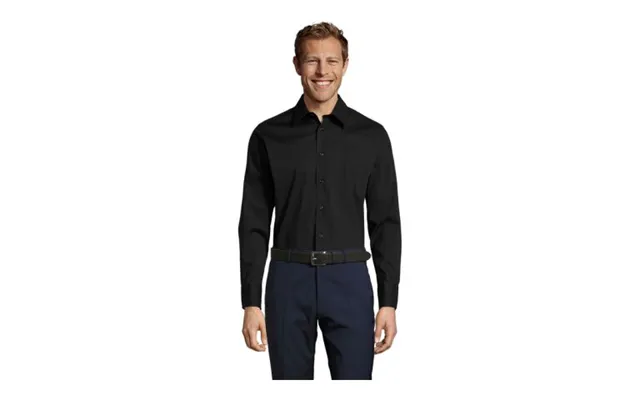 Promotional Brighton Men Shirt 140g Black Branded With Your Logo