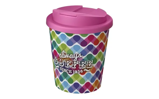 Promotional Brite-americano Espresso 250 Ml Tumbler With Spill-proof Lid Transparent-pink Branded With Your Logo product image