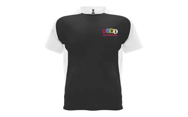 Promotional Bugatti Short Sleeve Kids Sports T-shirt Solid Black-white Branded With Your Logo