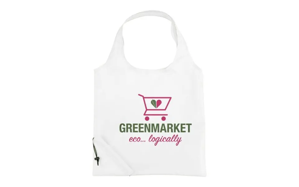 Promotional Bungalow Foldable Tote Bag White Branded With Your Logo