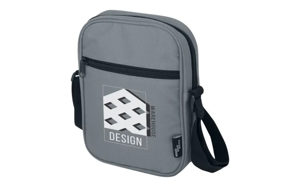 Promotional Byron Grs Recycled Crossbody Bag 2l Medium Grey Branded With Your Logo
