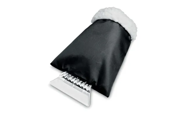 Promotional Car Ice Scraper With Mitten Black Branded With Your Logo