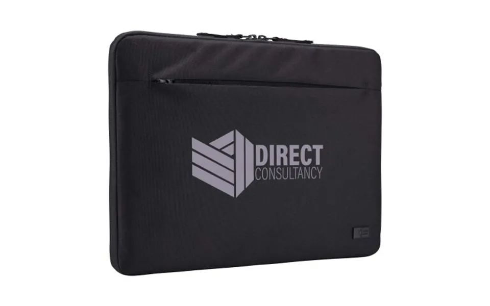 Promotional Case Logic Invigo 14 Recycled Laptop Sleeve Solid Black Branded With Your Logo