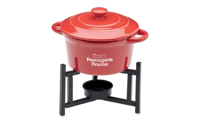 Promotional Ceramic Fondue Set 300 Ml Red Custom Branded Merch With Logo For Bulk Corporate Gifts