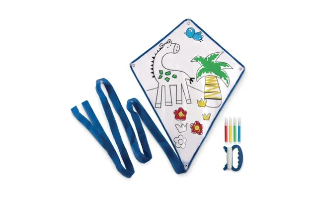 Promotional Children's Kite Blue Custom Branded Merch With Logo For Bulk Corporate Gifts