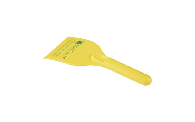 Promotional Chilly Large Recycled Plastic Ice Scraper Yellow Branded With Your Logo
