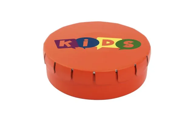 Promotional Clic Clac Cinnamon Sweets Matted Orange Branded With Your Logo