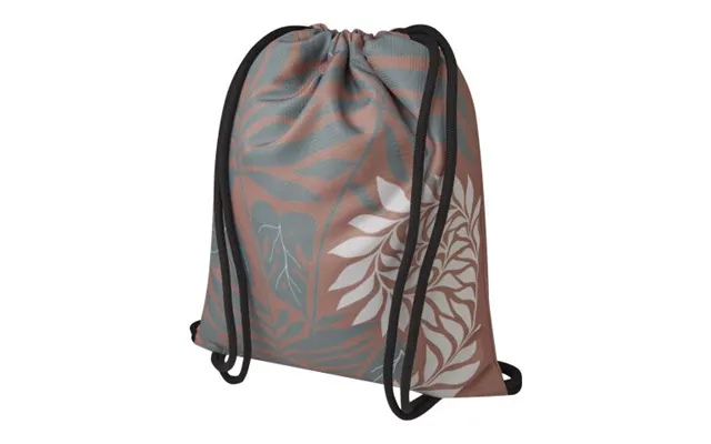 Promotional Clif Sublimation Rpet Drawstring Bag Solid Black-white Branded With Your Logo