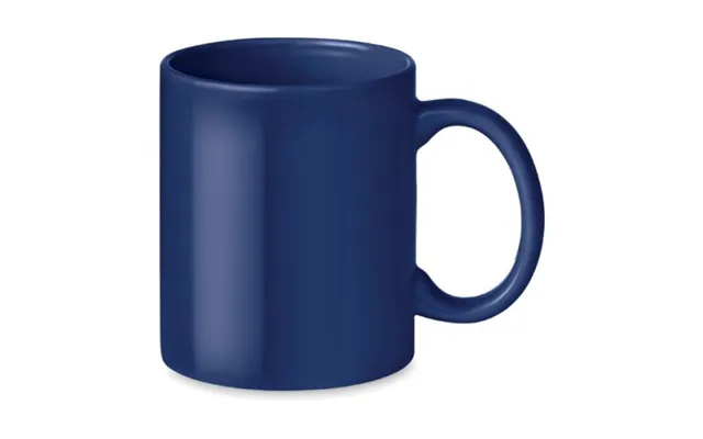 Promotional Coloured Ceramic Mug 300ml Blue Branded With Your Logo