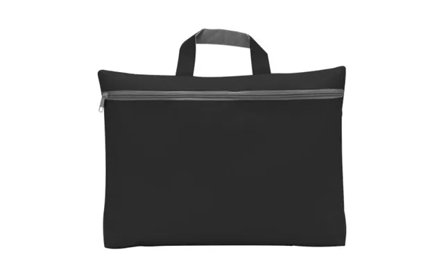 Promotional Conference Bag Elfrieda - Polyester 600d Black Branded With Your Logo