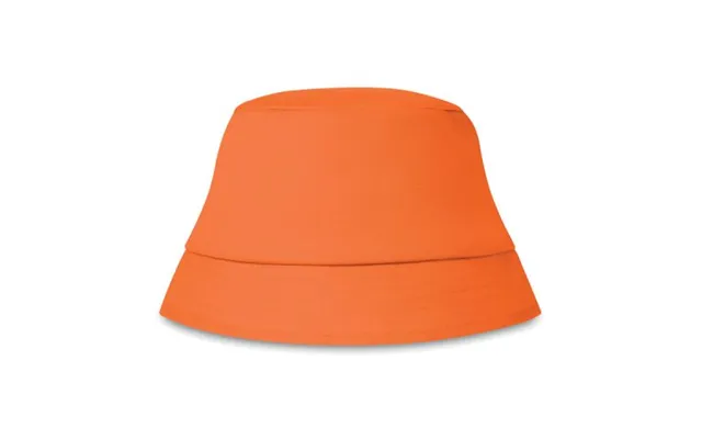 Promotional Cotton Sun Hat 160 Gr M Orange Branded With Your Logo