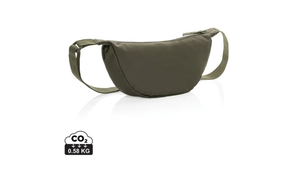 Promotional Crescent Aware Rpet Half Moon Sling Bag Green Branded With Your Logo