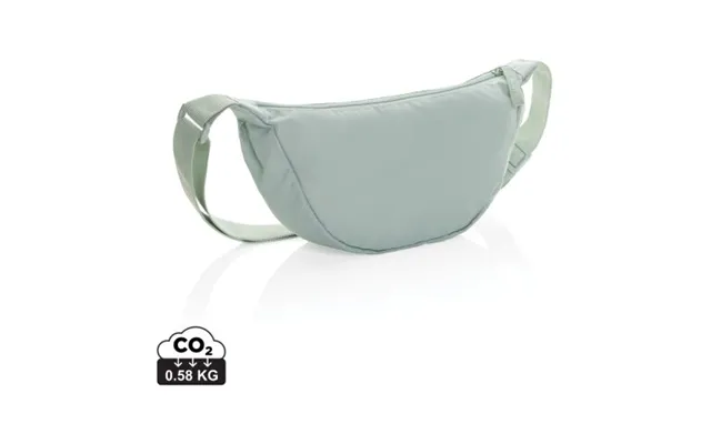 Promotional Crescent Aware Rpet Half Moon Sling Bag Iceberg Green Branded With Your Logo