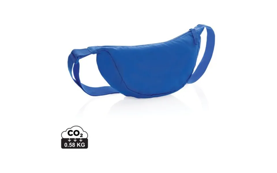 Promotional Crescent Aware Rpet Half Moon Sling Bag Royal Blue Branded With Your Logo