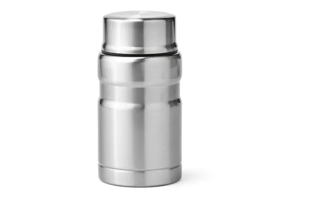 Promotional Dali 800 Food Flask Rss 810 Ml. Double Wall And Foldable Spoon Silver Custom Branded Merch With Logo For Bul