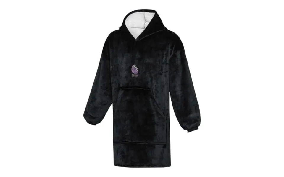 Promotional Denali Grs Hoodie Blanket Solid Black Branded With Your Logo