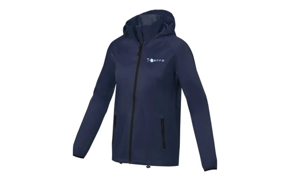 Promotional Dinlas Women's Lightweight Jacket Navy Branded With Your Logo