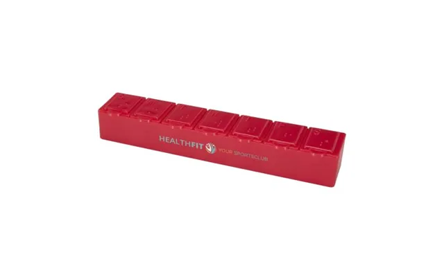 Promotional Dose 7-day Multi-vitamin Organiser Red Branded With Your Logo