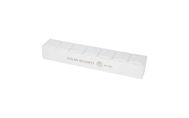Promotional Dose 7-day Multi-vitamin Organiser White Branded With Your Logo