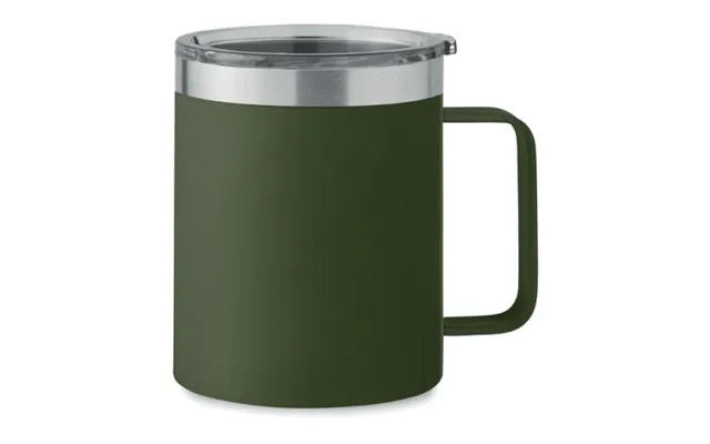 Promotional Double Wall Tumbler With Sliding Sip Hole 300 Ml Dark Green Custom Branded Merch With Logo For Bulk Corporat