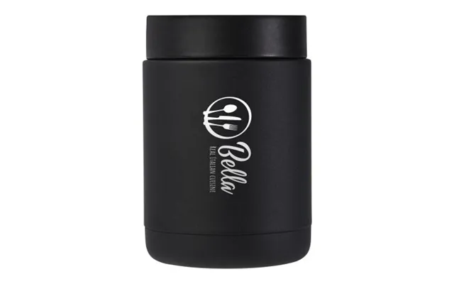 Promotional Doveron 500 Ml Recycled Stainless Steel Lunch Pot Solid Black Branded With Your Logo product image