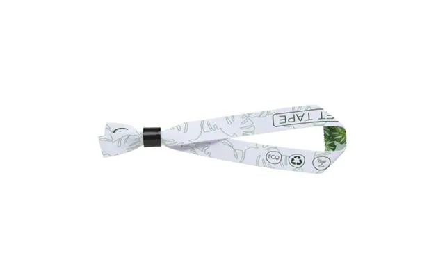 Promotional El Recycled Pet Festival Bracelet Solid Black Not Available Custom Branded Merch With Logo For Bulk Corporat