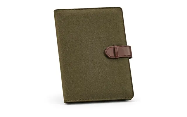 Promotional Eliot A5 Folder Rcotton. 64 Fsc Sheet Notepad And Rpu Closure Army Green Custom Branded Merch With Logo For 