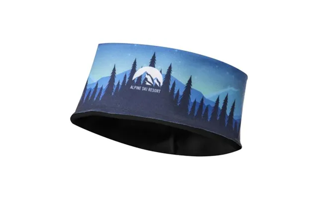 Promotional Emma Sublimation Rpet Headband With Fleece Solid Black Branded With Your Logo
