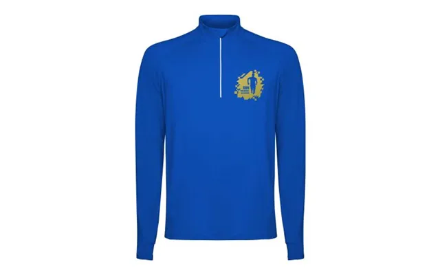Promotional Estambul Long Sleeve Men's Half Zip Sweatshirt Royal Blue Branded With Your Logo
